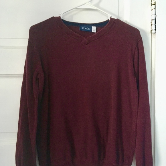 Children's Place Burgundy Boys' Sweater - Picture 1 of 1